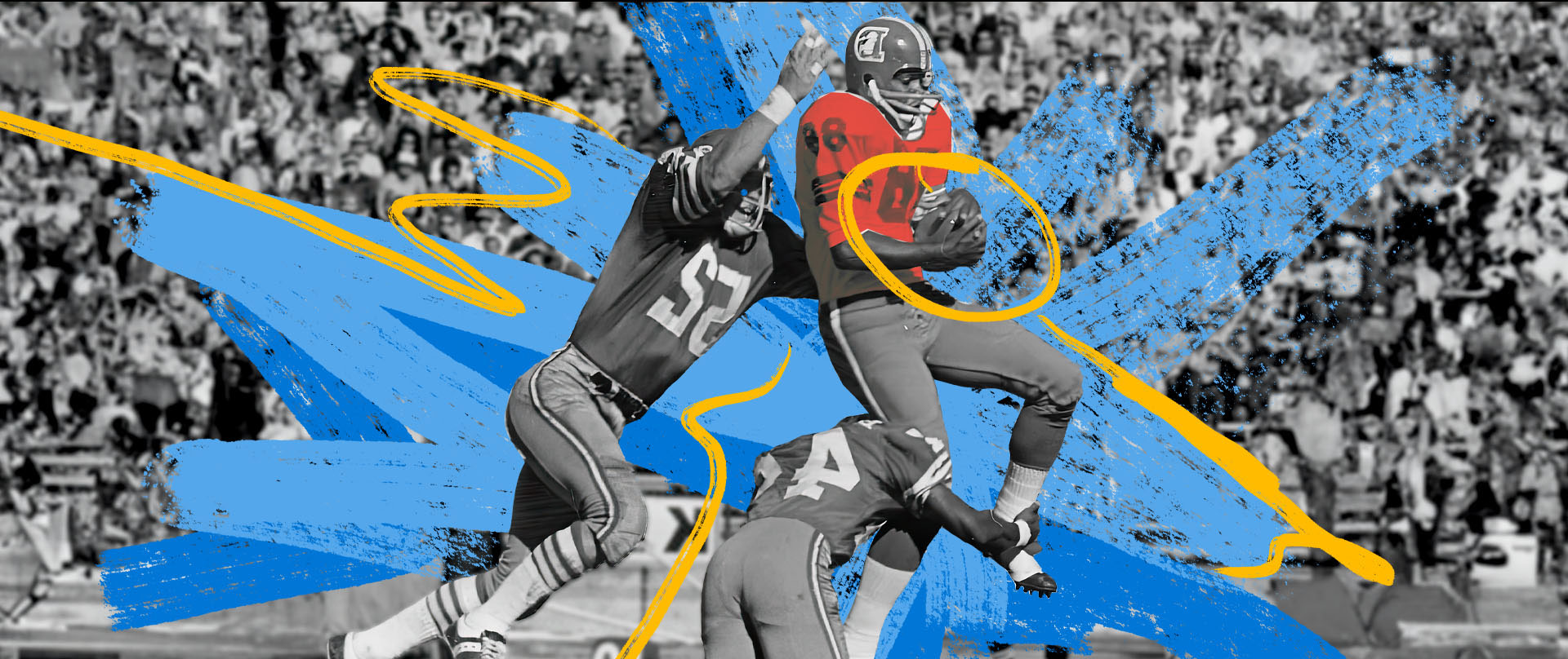 Still-Frame-1 Animation frame depicting professional football players