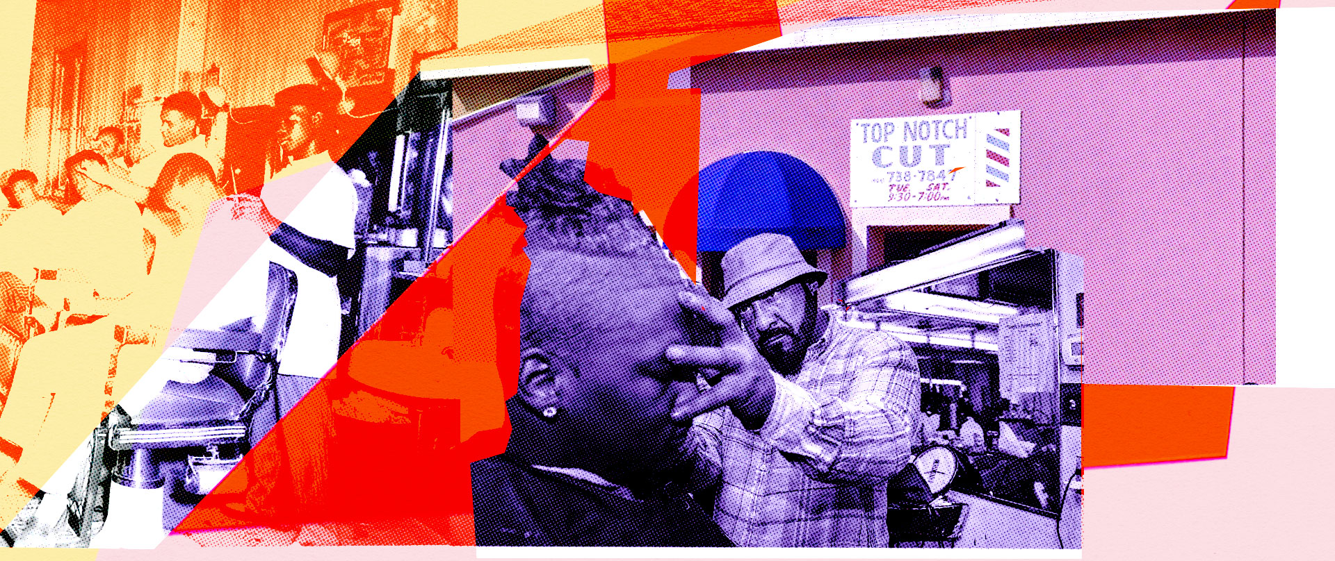 Still-Frame-7 Animation frame depicting scenes from a local barber shop