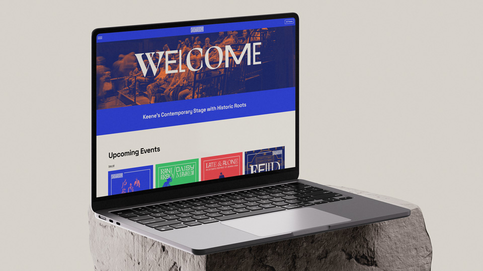 A custom website built for Showroom