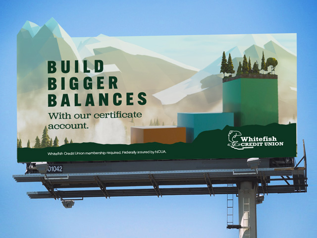 Whitefish Credit Union Billboard